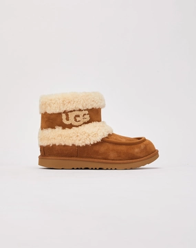 UGG Ultra Mini Fluff Boots Grade-School Shock Absorbing Morning Walk Lightweight Footwear
