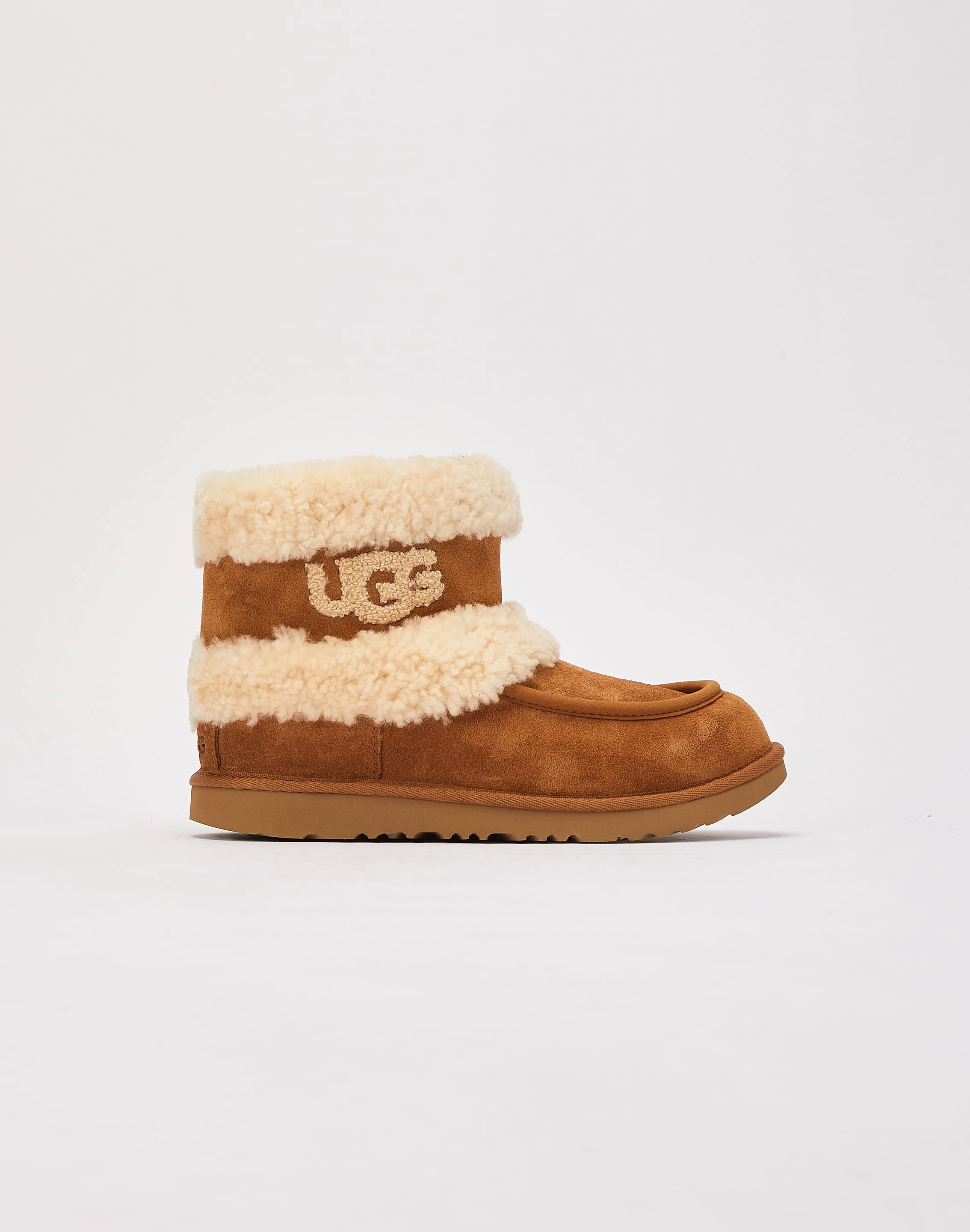 UGG Ultra Mini Fluff Boots Grade-School Shock Absorbing Morning Walk Lightweight Footwear