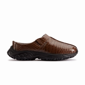 remarkable   Martine rose CUR Clog 1 'Brown Croc Leather'