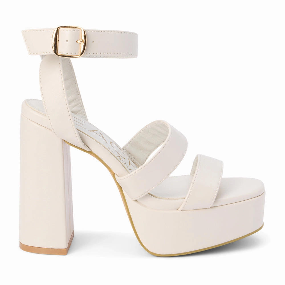 Savage Ankle Strap Block Heel Platform Sandals Sophisticated piece