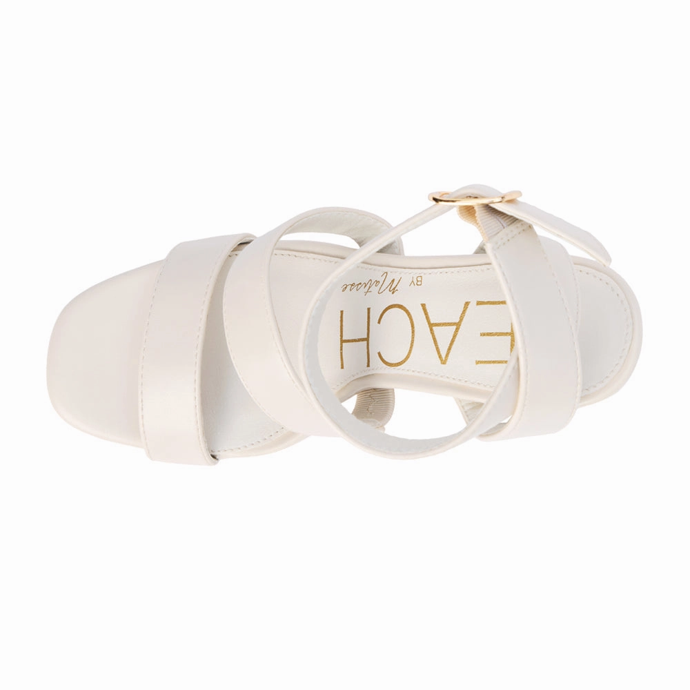 Formal Look Classy comfort Savage Ankle Strap Block Heel Platform Sandals