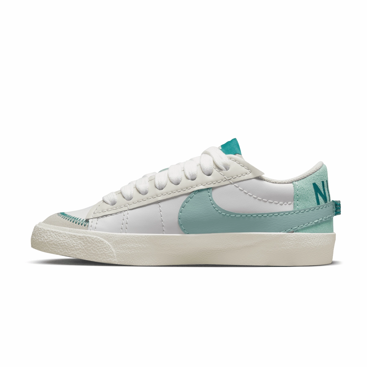 Contoured Footbed Shape Wmns Blazer Low '77 Jumbo 'Geode Teal'