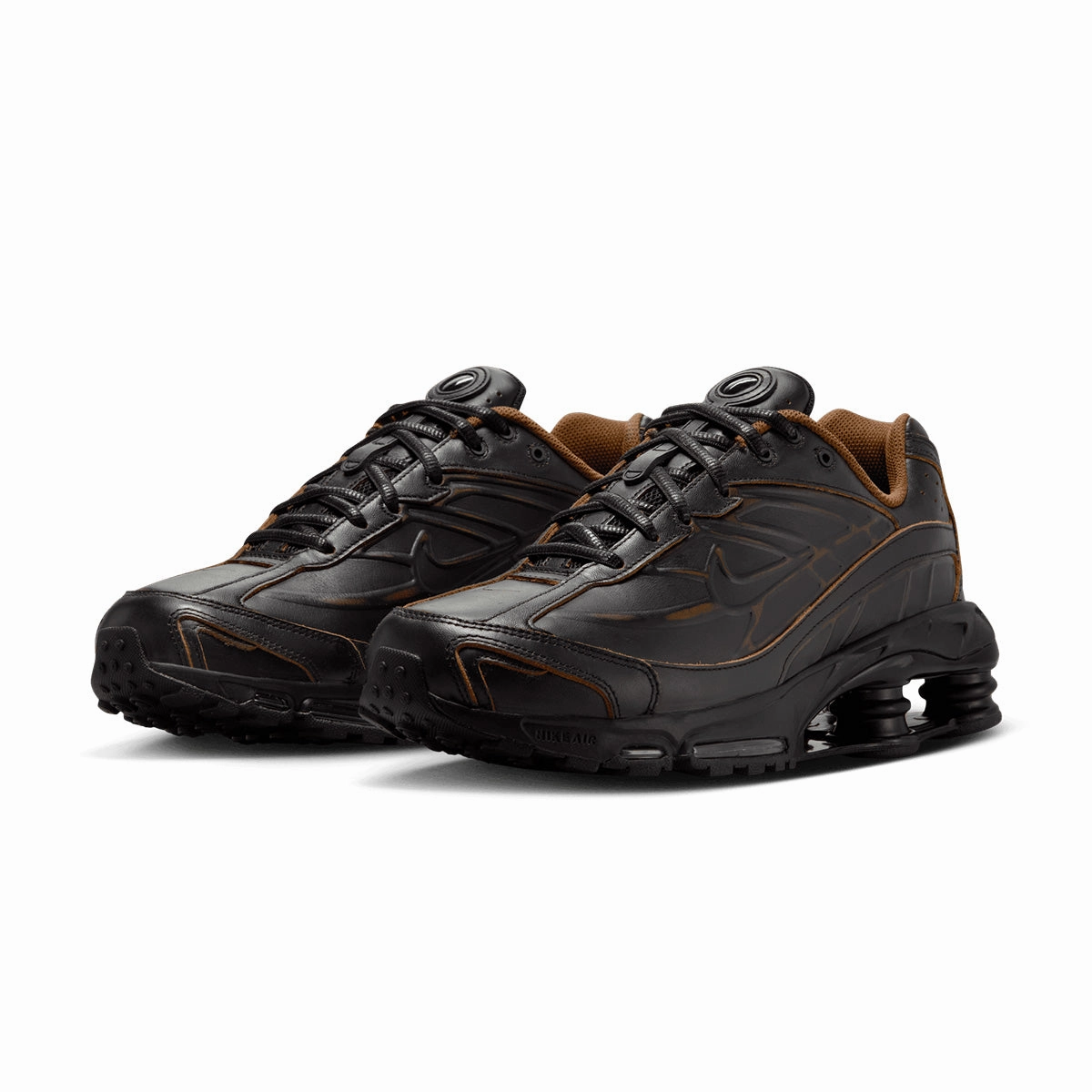 Performance Fit Bold materials Shox Ride 2 Premium 'Black Light British Tan'