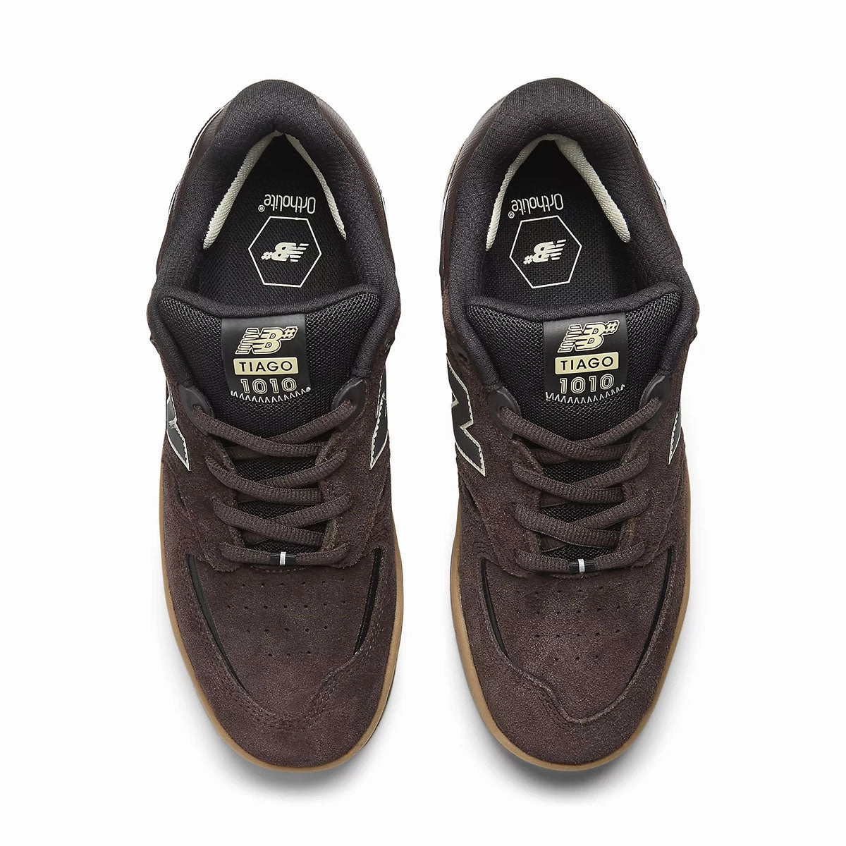 slip - resistant outsole Numeric Tiago Lemos 1010 'Brown Black'