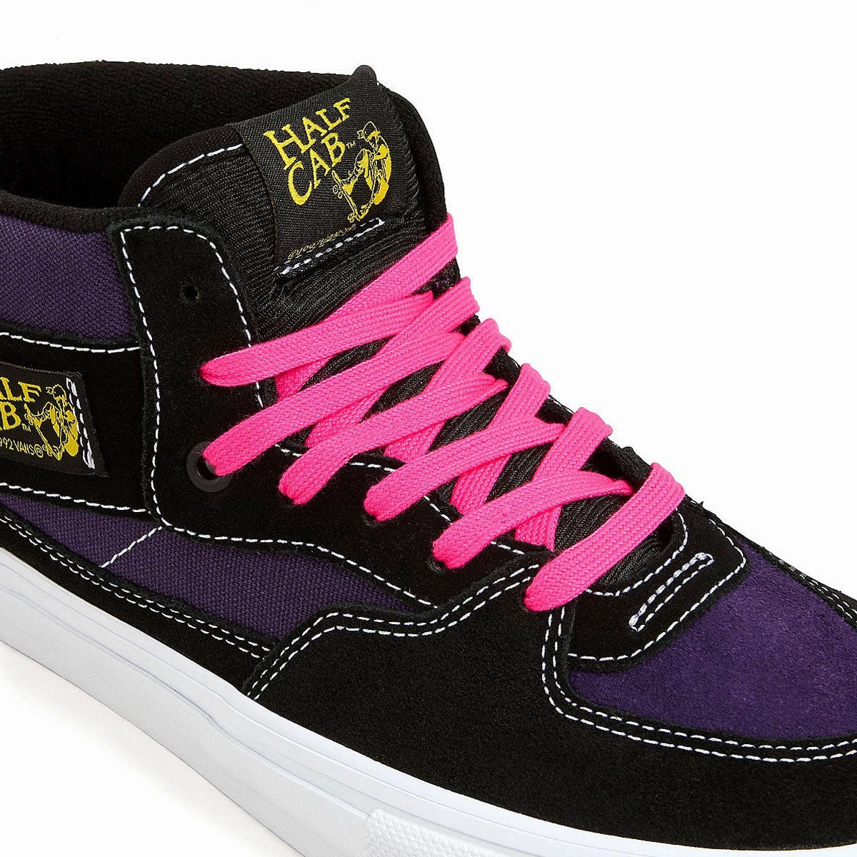 Skate Half Cab 'Black Purple' Animal Print Double Stitch Construction