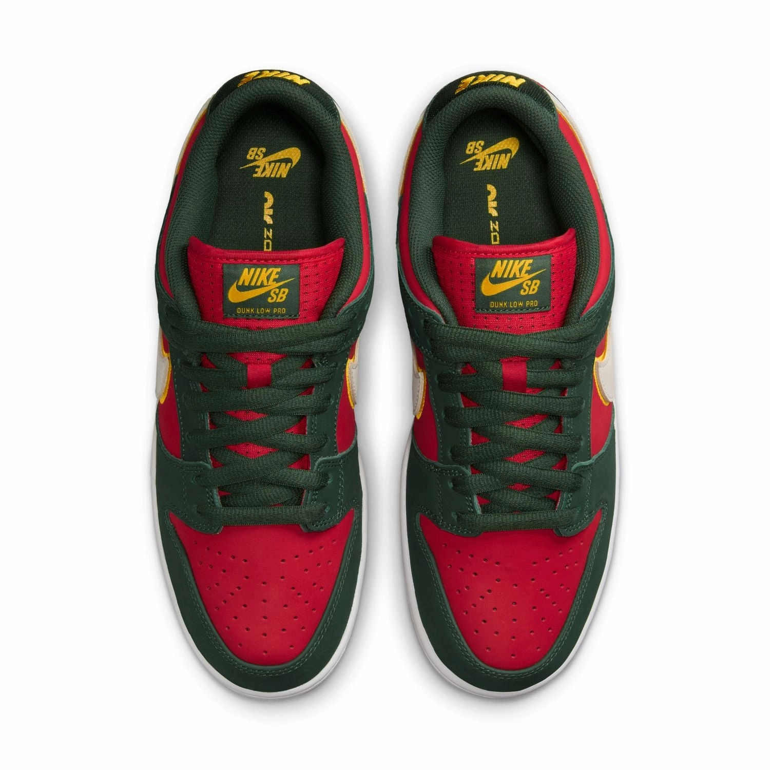 SB Dunk Low 'Seattle Supersonics' skaters Ultra Cushioned Heel