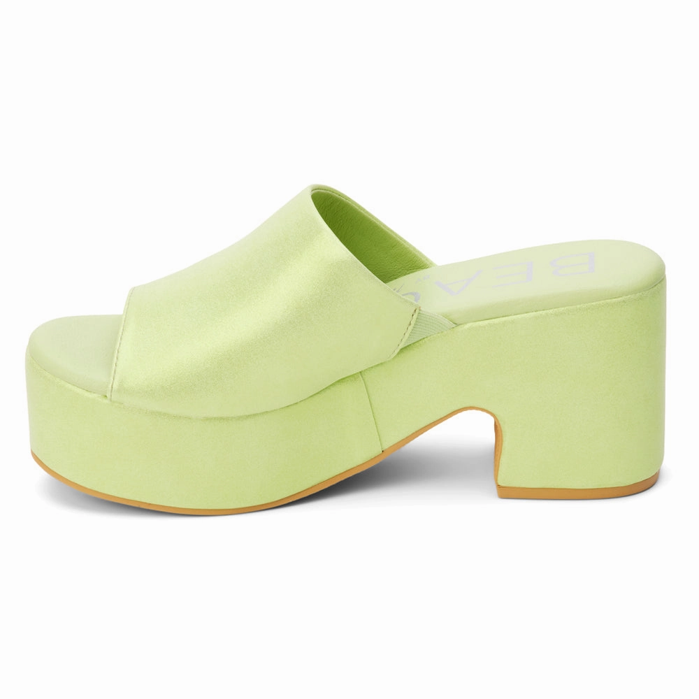 Budget - friendly Grip Enhancement Terry Block Heel Platform Sandals