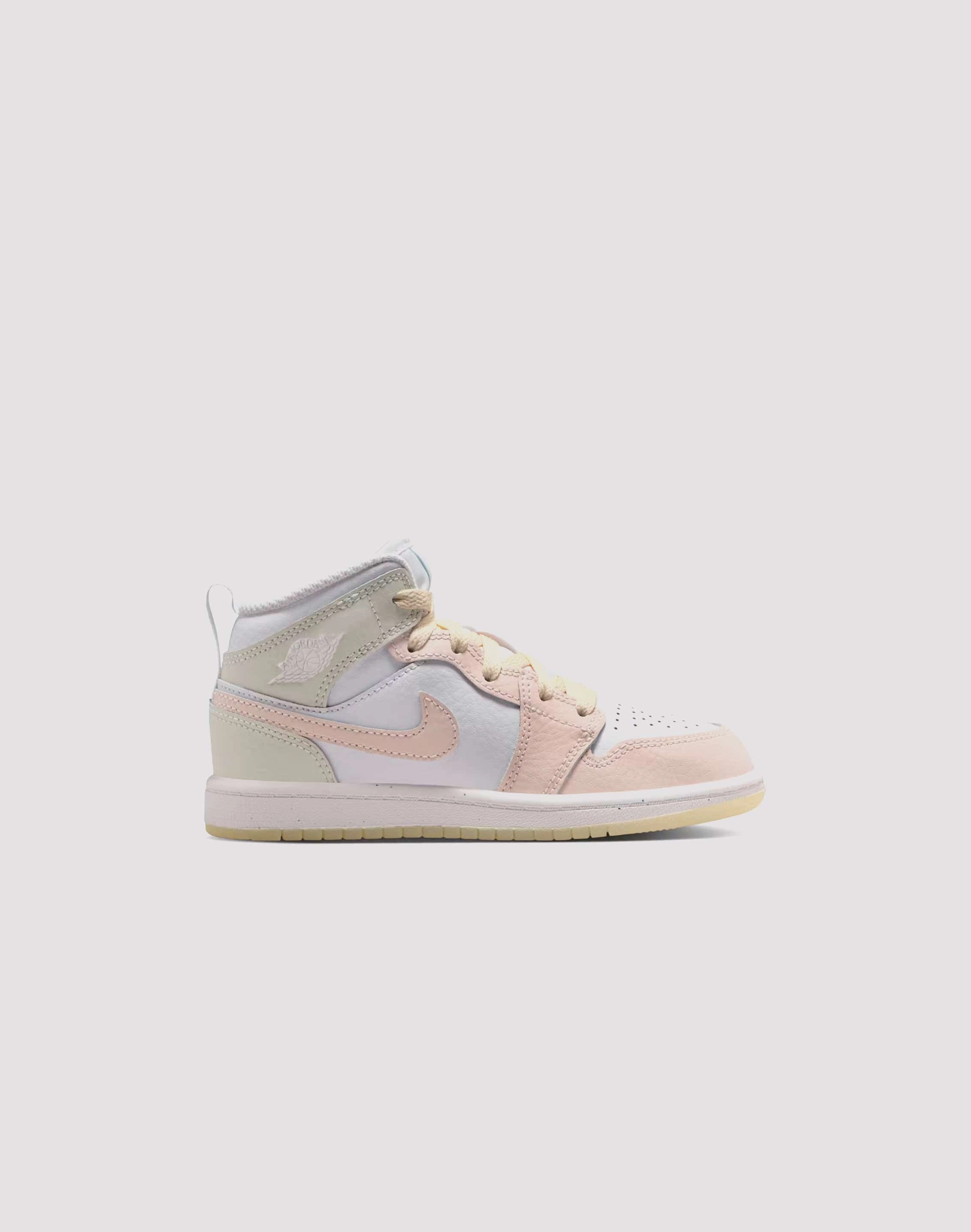 Eco friendly materials Double Stitched Jordan Air Jordan 1 Mid SE Pre-School