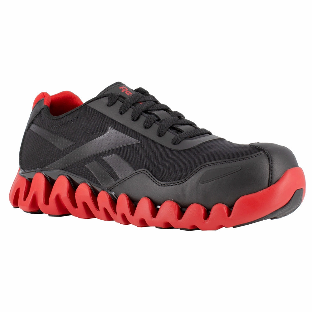 Durable Walk Heavy Duty Cushioning System Zip Pulse Electrical Composite Toe Work Shoes