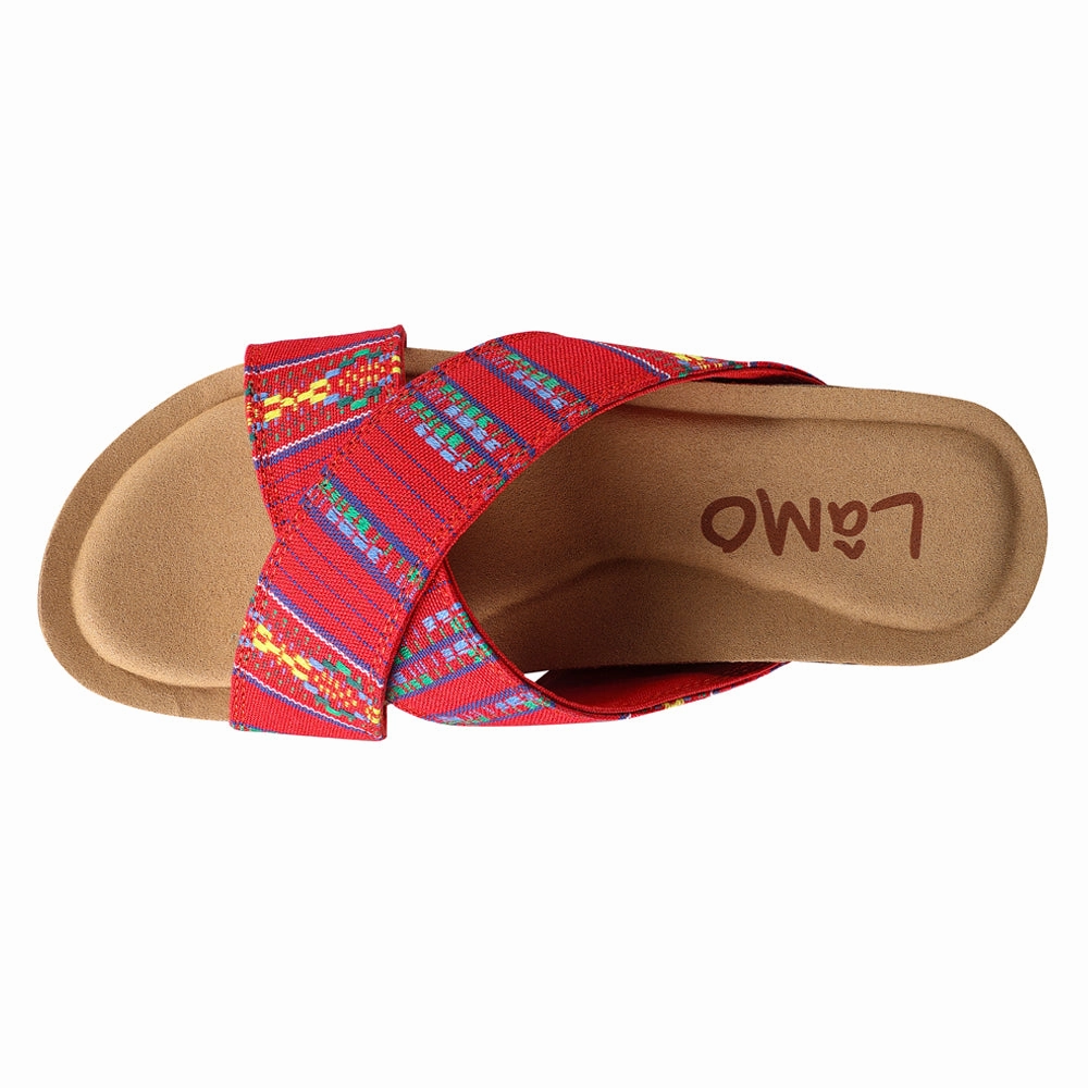 3D printed midsole Leyla Southwest Slide Sandals