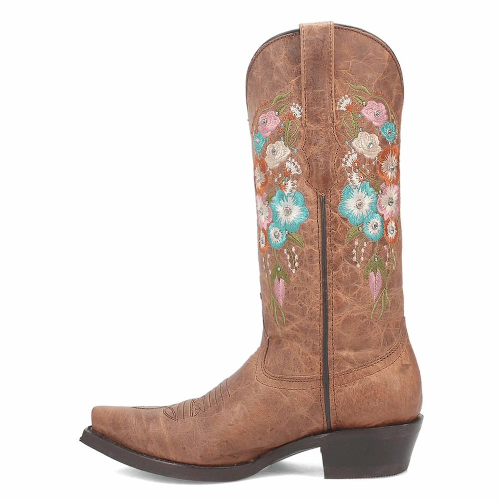 Duchess Embroidered Snip Toe Pull On Cowboy Boots Abrasion Resistant Mesh