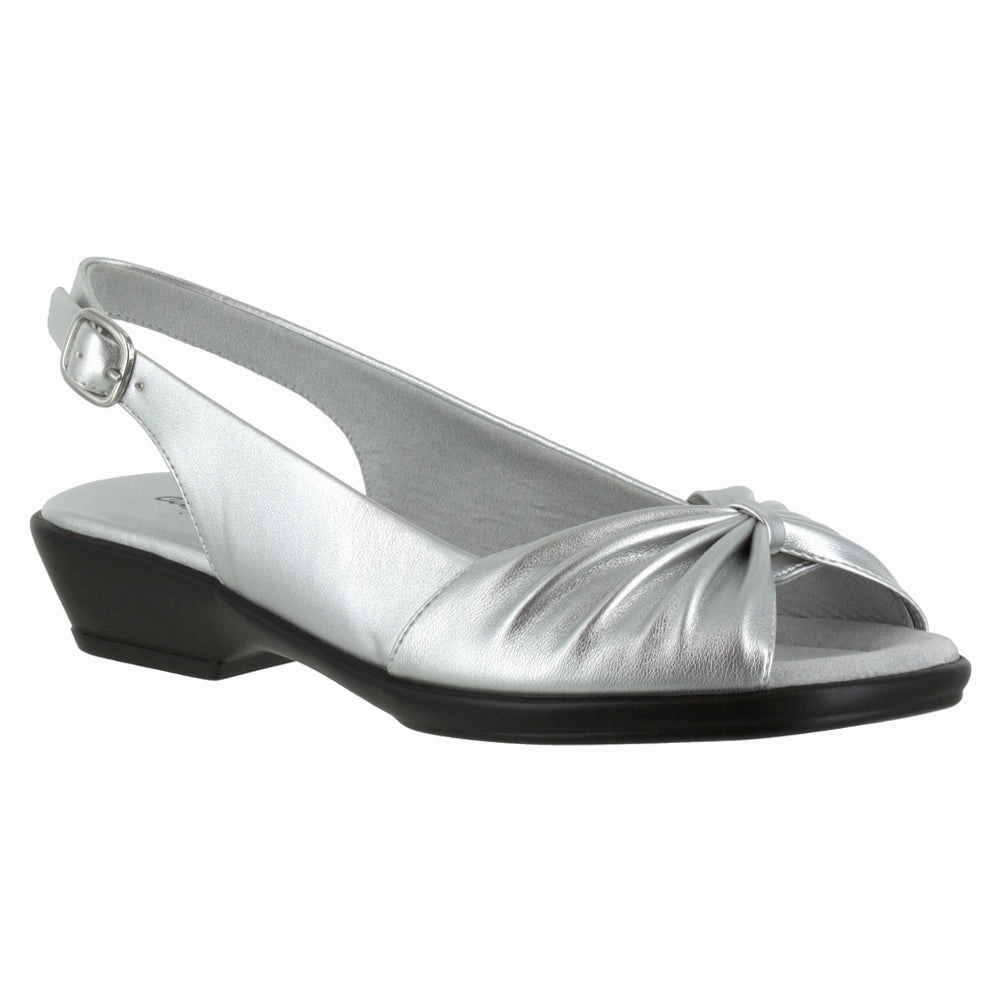 floral Fantasia Metallic Slingback Flats