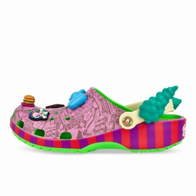 The Simpsons Krusty The Clown Classic Clog Padded Ankle Collar Lockdown fit