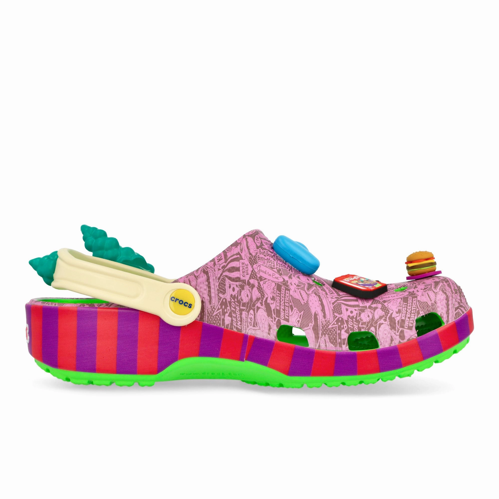 The Simpsons Krusty The Clown Classic Clog Hyperelastic Foam Layers
