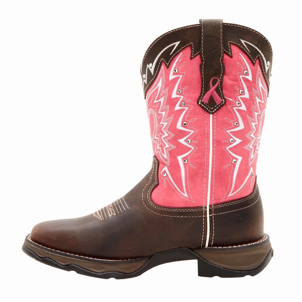 Slip-resistant support Benefiting Stefanie Spielman Square Toe Cowboy Boots