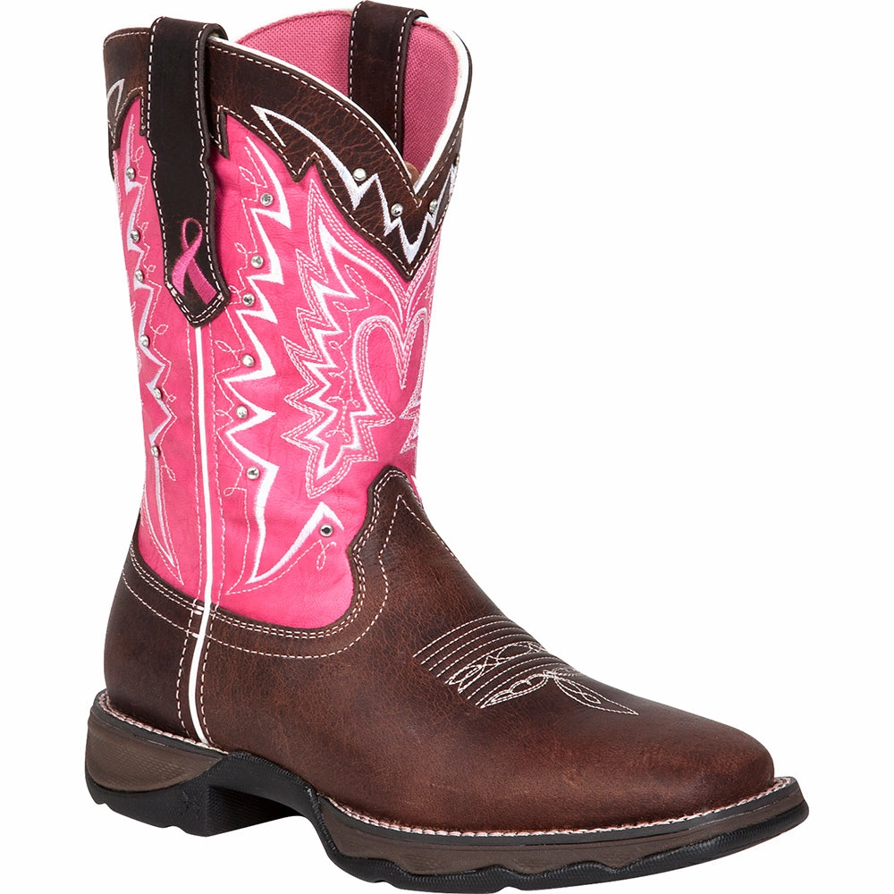 extra-large Benefiting Stefanie Spielman Square Toe Cowboy Boots