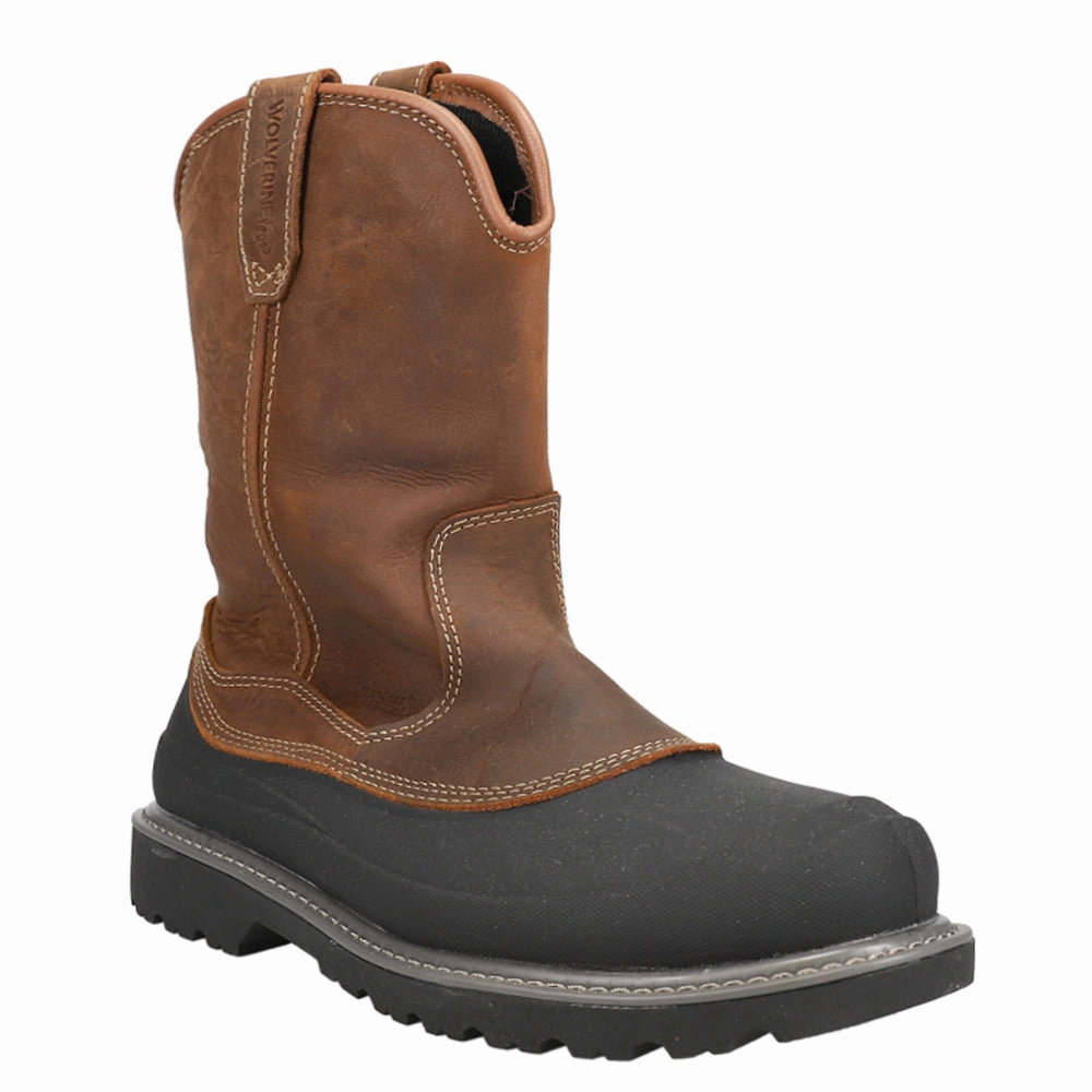 Quick Fasten Gear Protective Industrial Shoes Swamp Monster 10 inch Waterproof Steel Toe Work Boots