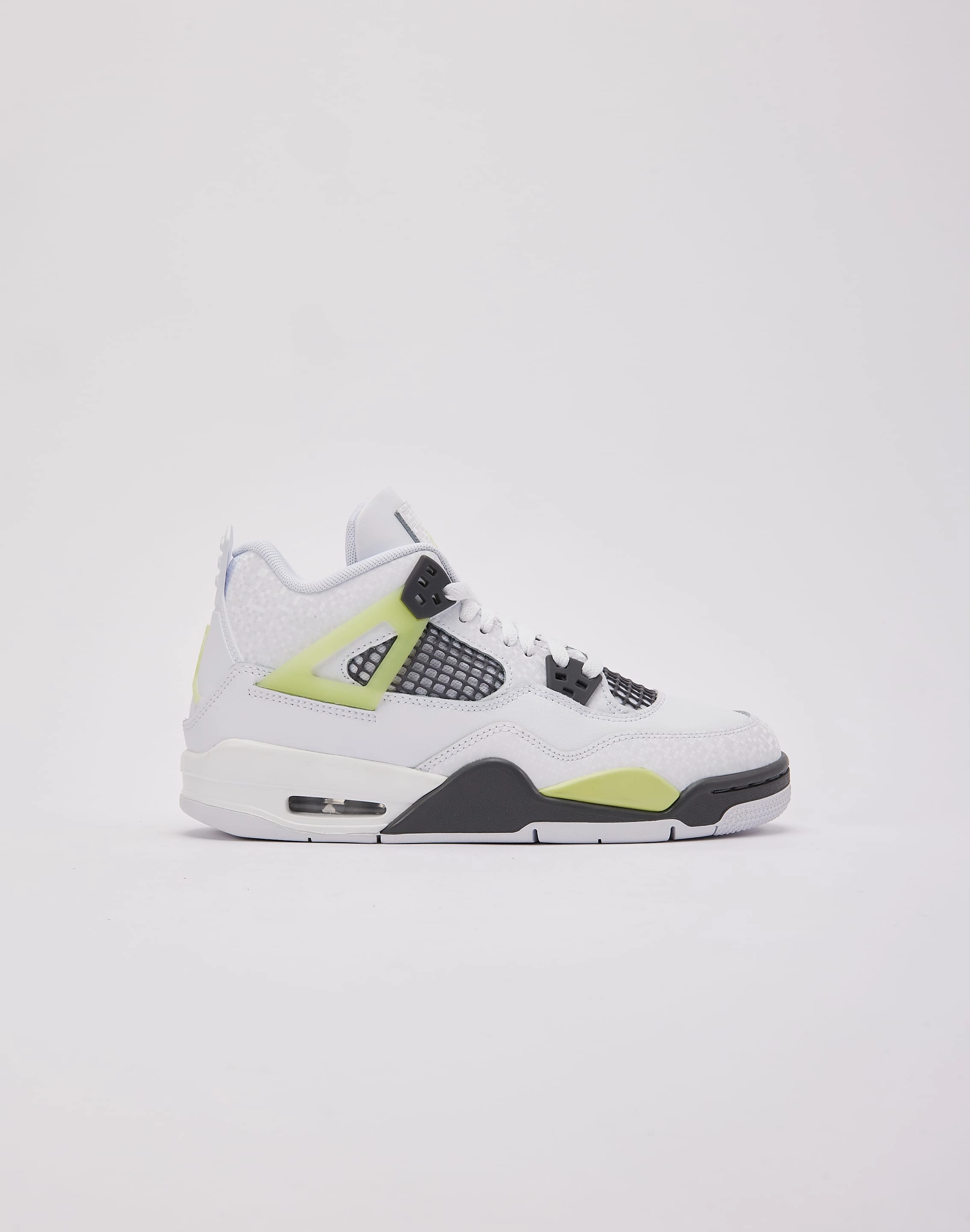 Simple kids' fashion Jordan Air Jordan 4 Retro 'Light Lemon Twist' Grade-School