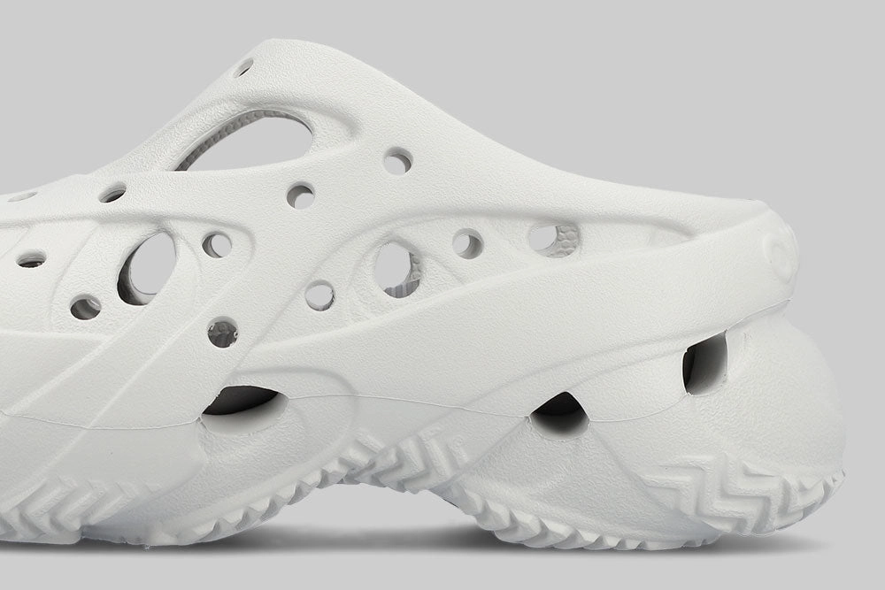 Women's Crocs Caged Clog Atmosphere 'Grey' Temperature Regulating Fabric Easy Relax Fit