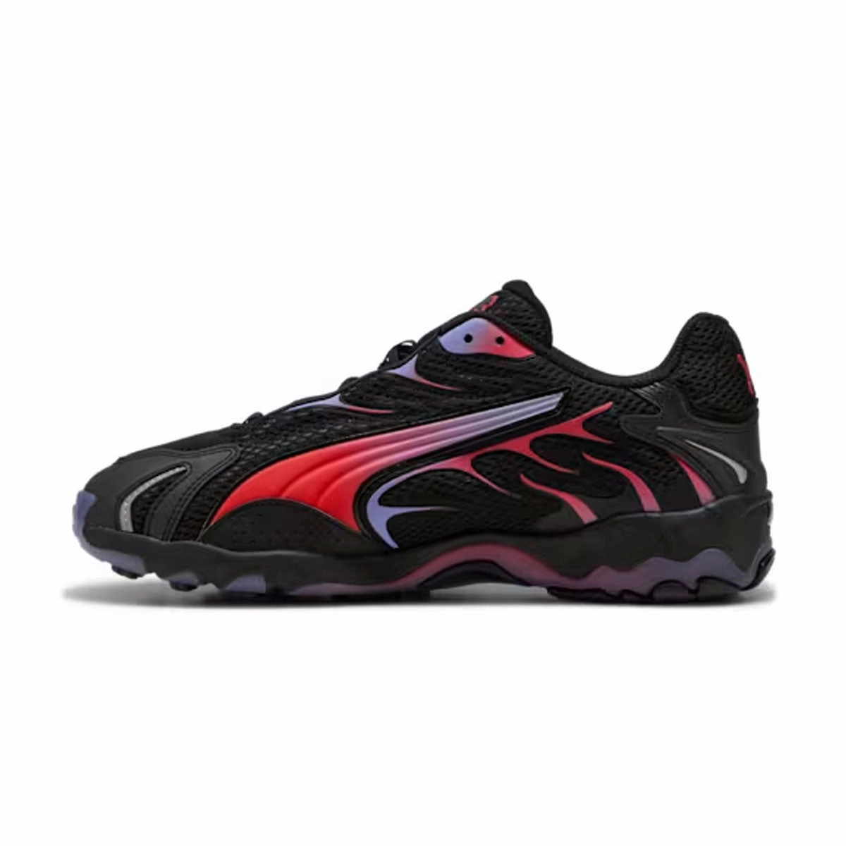 Inhale 'Puma Black Red' necessary Sleek cushioning