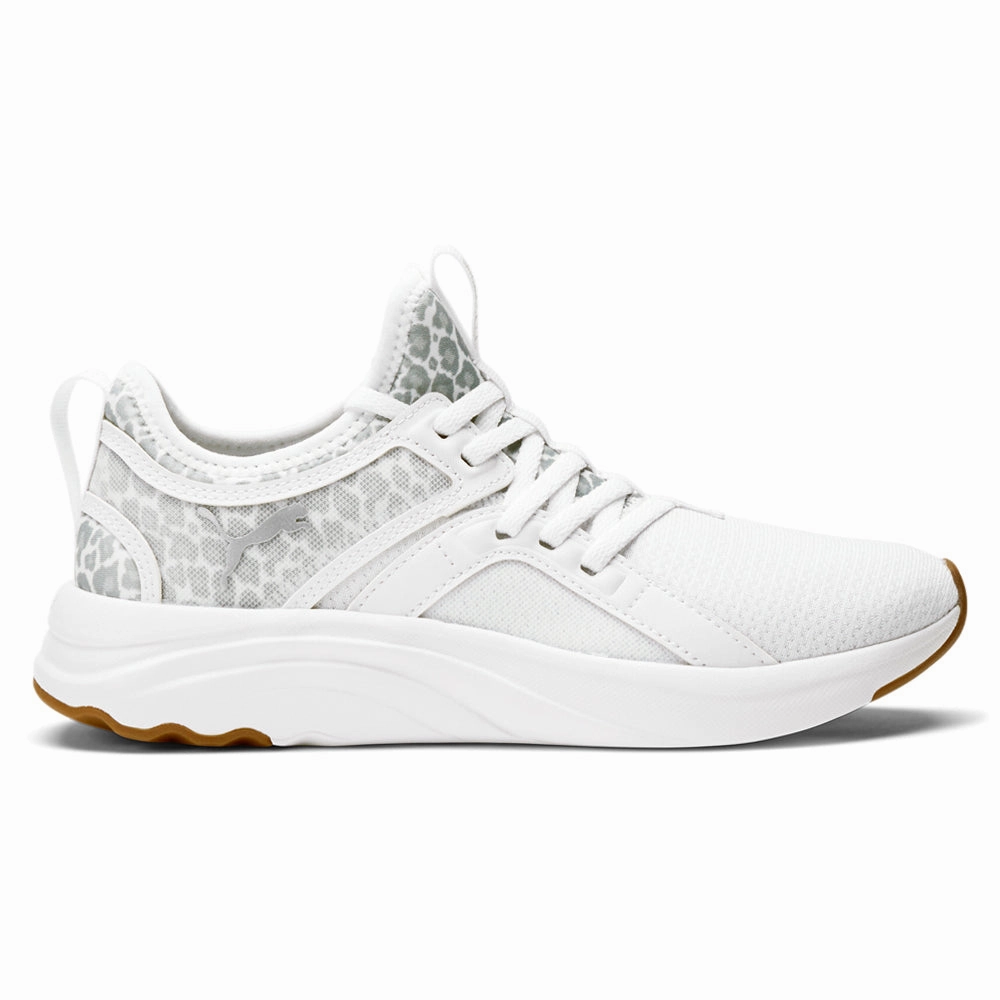 Softride Sophia Wild Print Running Shoes thin heel Breathable piece
