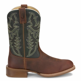 Comfortable Insole Wild Bill 11 Inch Round Toe Cowboy Boots