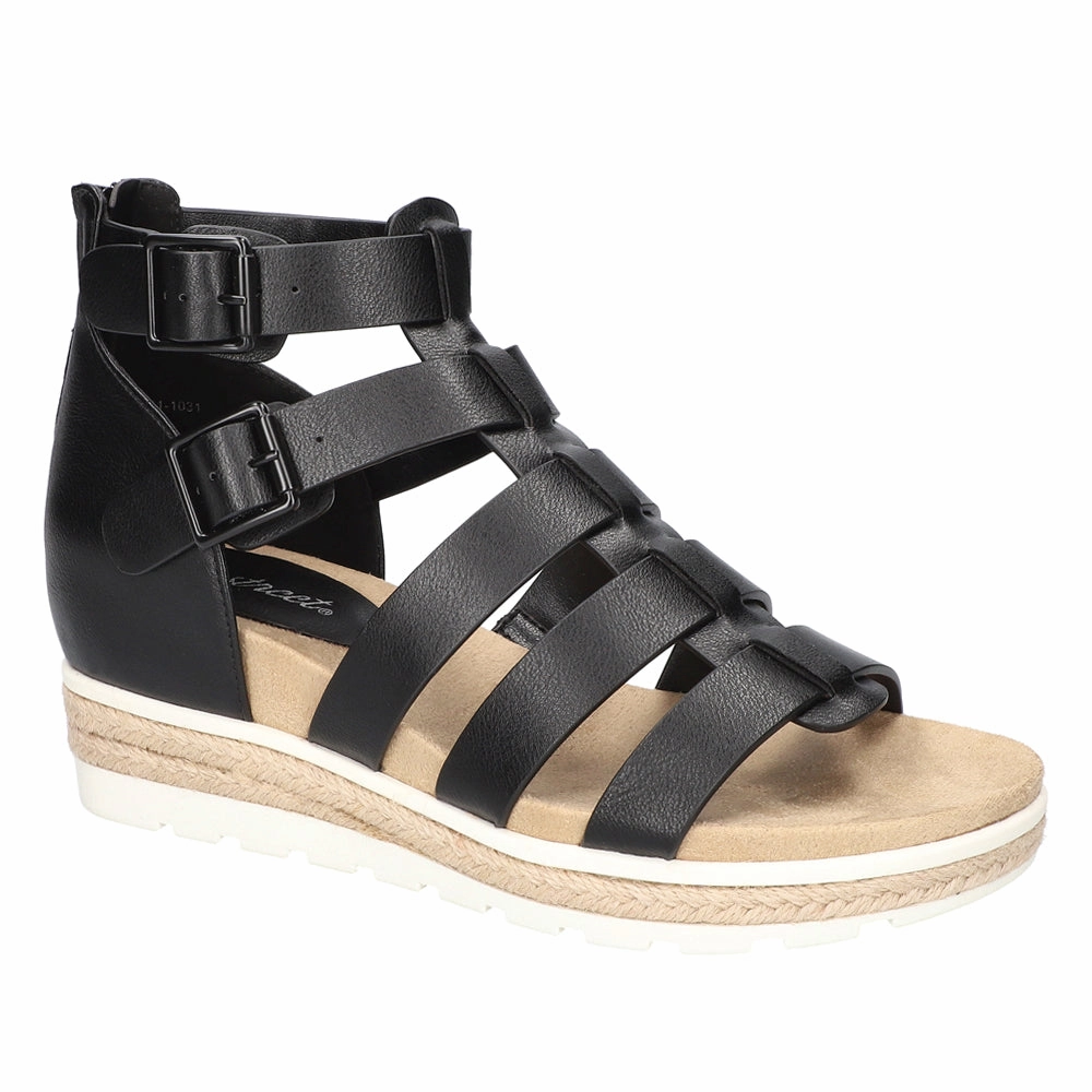 Universal Fit Design Simone Espadrille Gladiator Wedge Sandals