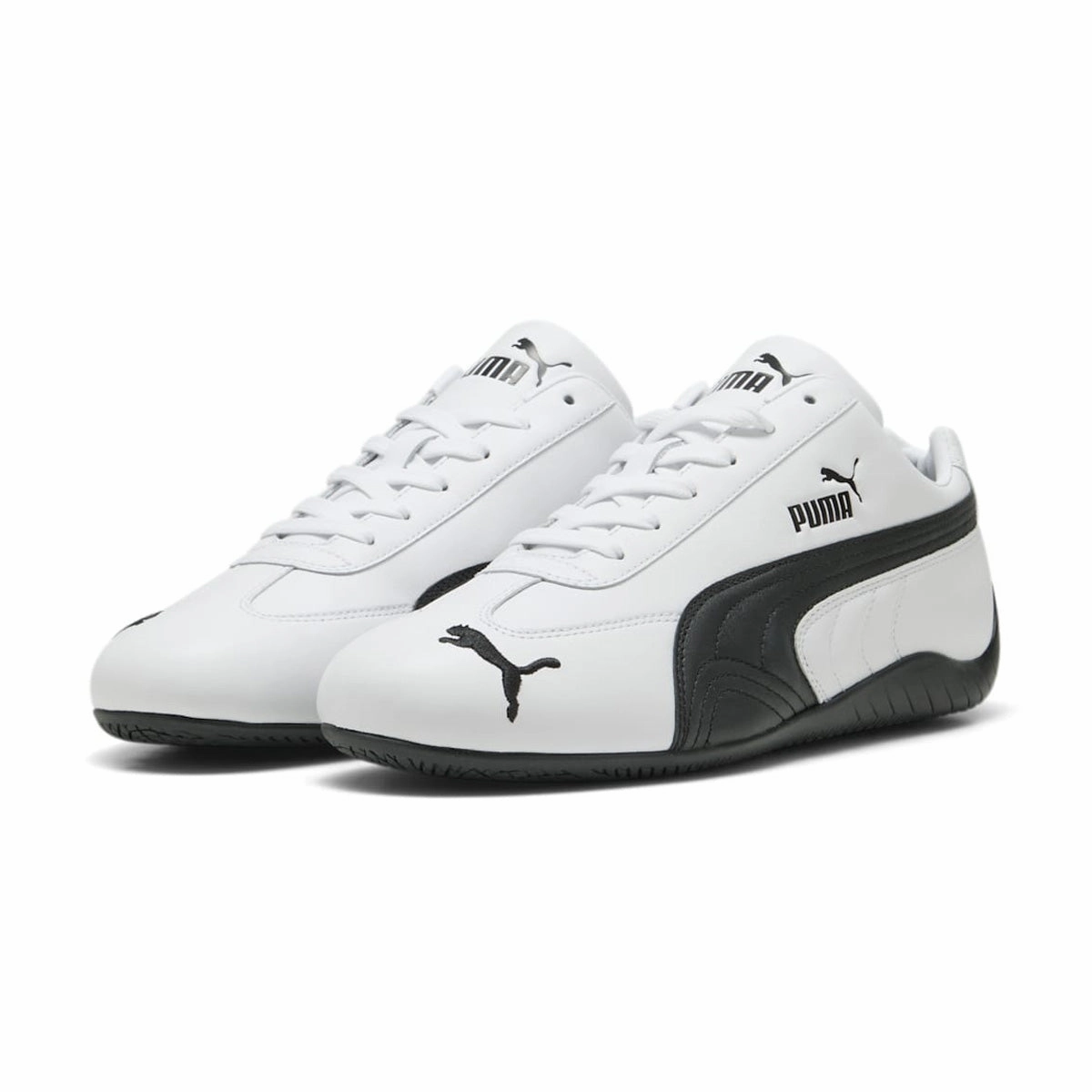 Advantageous Pressure Dispersion Speedcat Leather 'White Black'