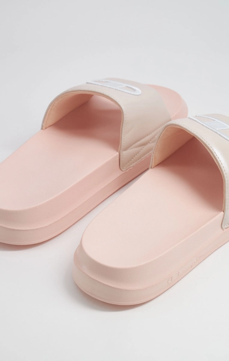 CHAMPION-MIAMI PLATFORM SLIDE Women Odor Control Materials soccer players' traction