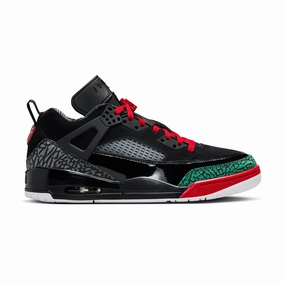 Spizike Low 'Black Red Green' Energy Return Heel Design All-day shock absorption