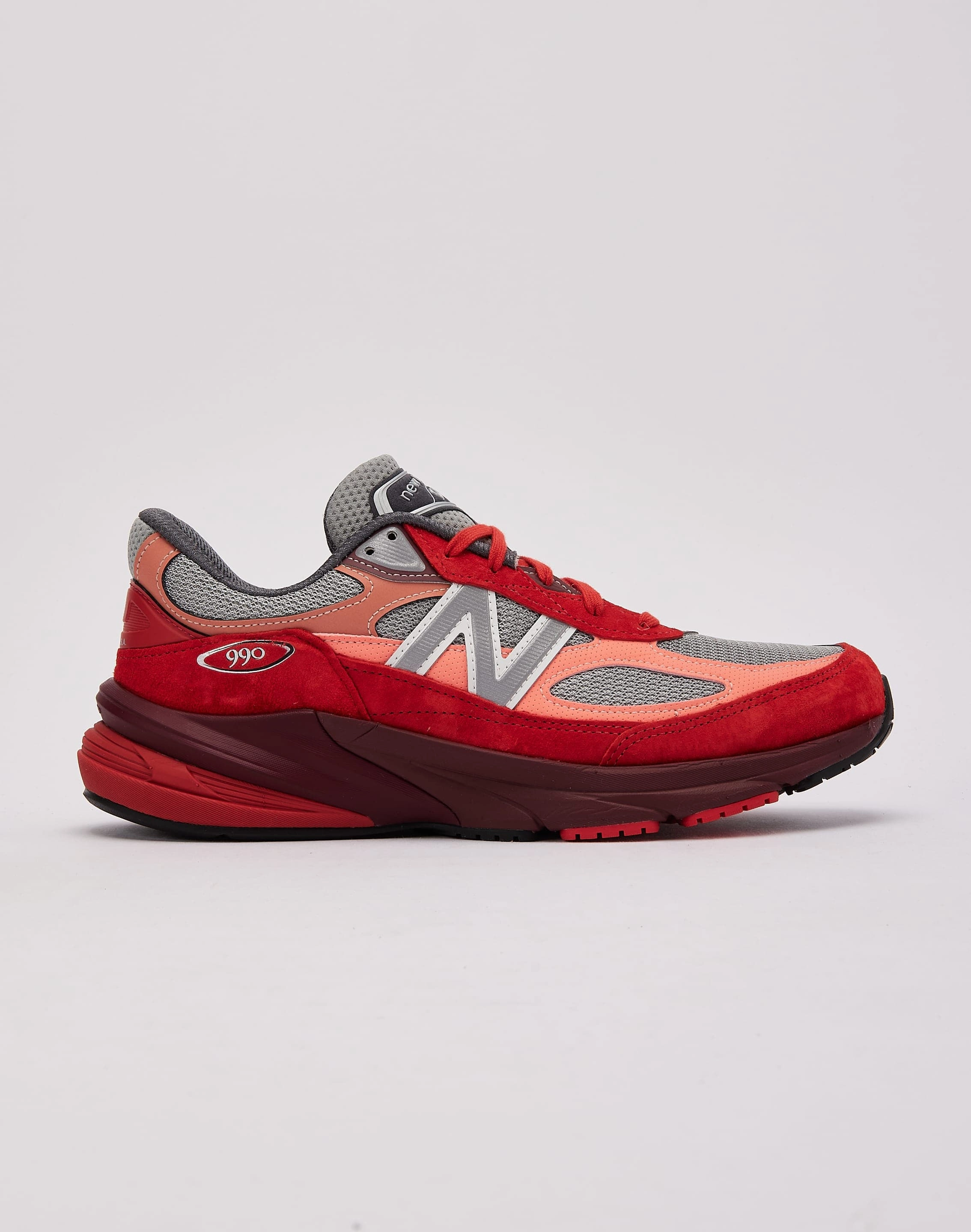 New Balance MADE In USA 990v6 running in a steppe area shoes