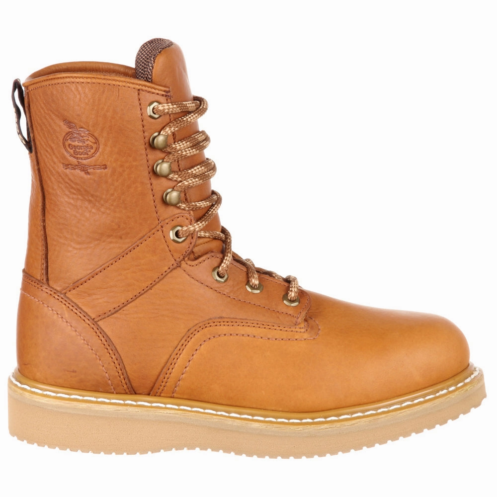 Heavy Protection Wedge 8 Inch Electrical Steel Toe Work Boots