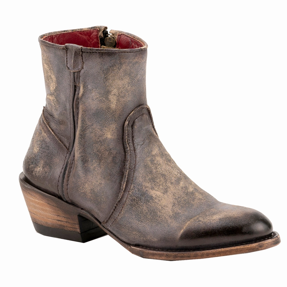 Stacey Round Toe Zippered Cowboy Booties least fashionable