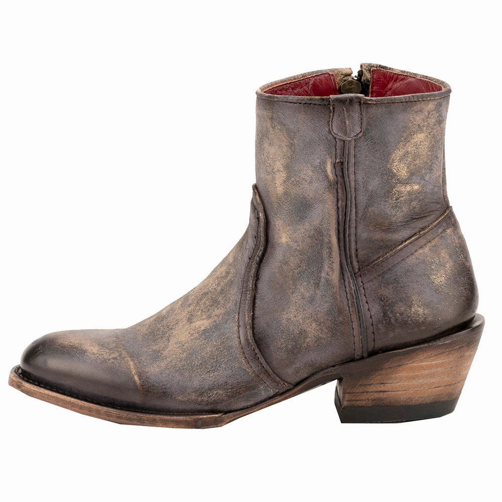 sports competition Stacey Round Toe Zippered Cowboy Booties