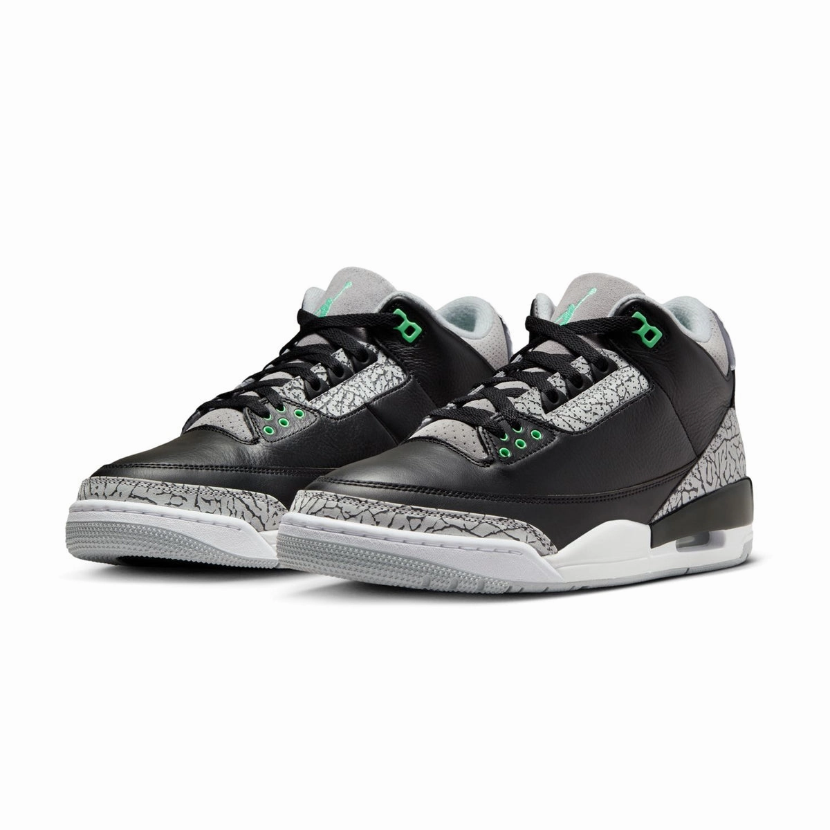 Air Jordan 3 Retro 'Green Glow' Light Soft Touch Lining
