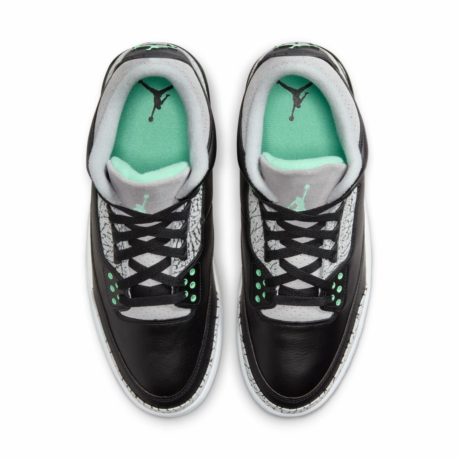 Bold Design Anti Static Construction Air Jordan 3 Retro 'Green Glow'