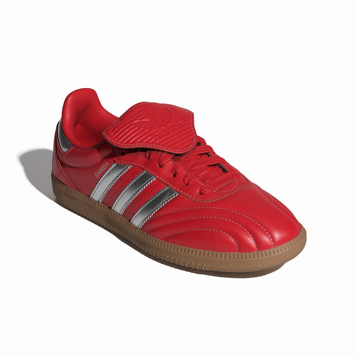 Wmns Samba LT ??Better Scarlet Silver Metallic?? Waterproof Synthetic Upper