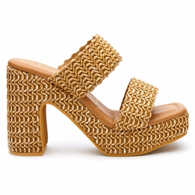 party - goers' commuters Gem Platform Block Heel Espadrille Sandals