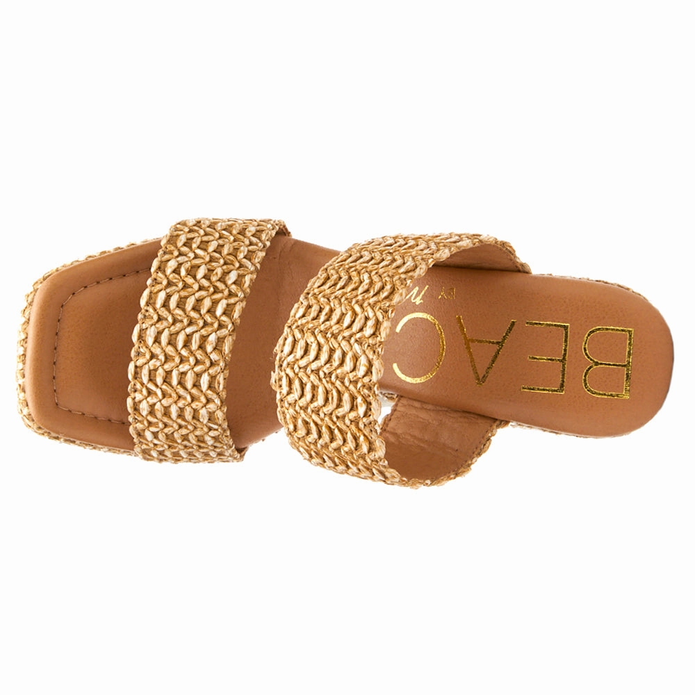 Strap Gem Platform Block Heel Espadrille Sandals