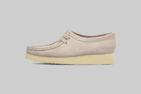 Women's Clarks Wallabee 2604 'Sand' Sustainable Rubber Compound