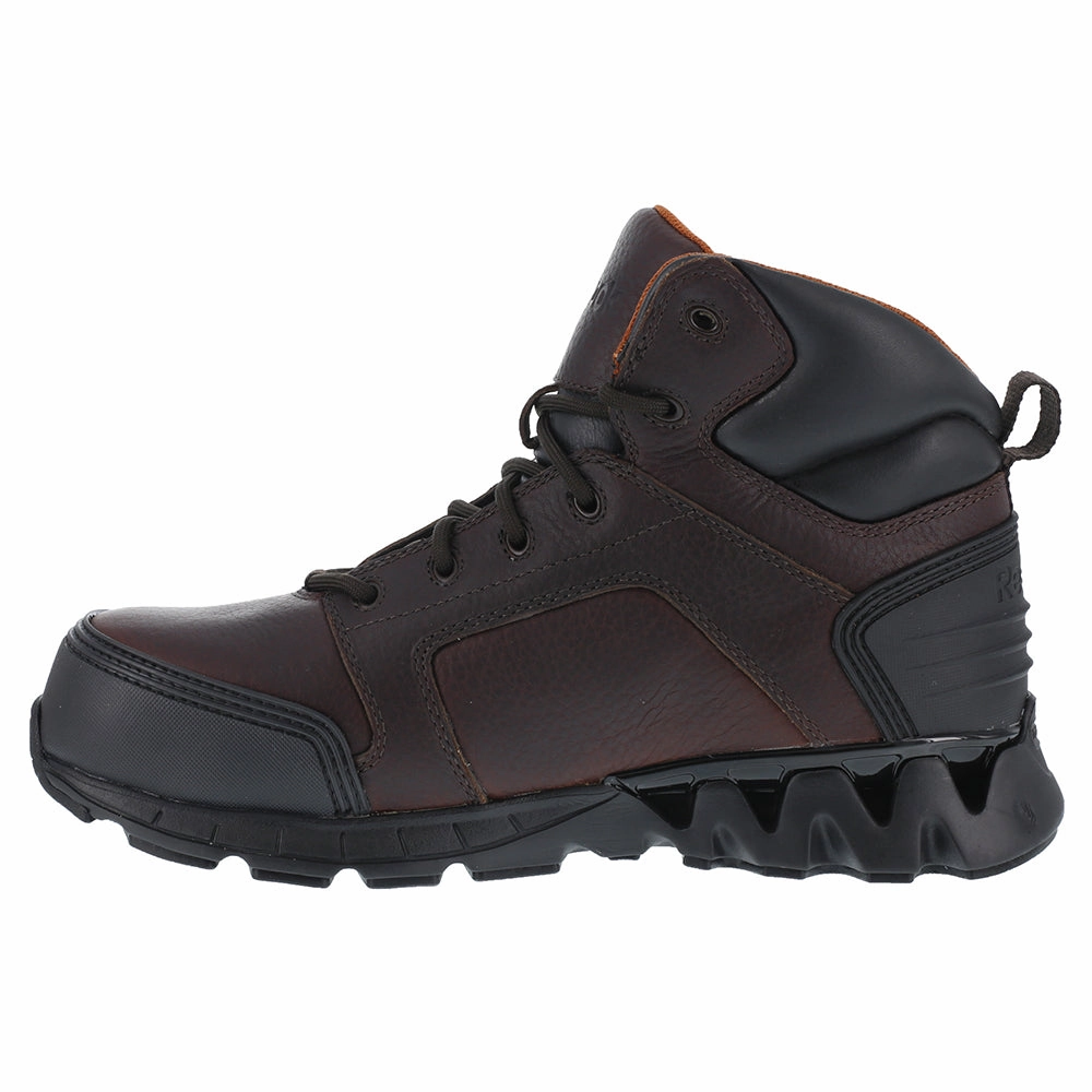 ZigKick 6 Inch Slip Resistant Composite Toe Work Boots All-Weather Performance Durable toe cap