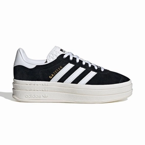 Wmns Gazelle Bold 'Black White' Fashionable Look Formal Look