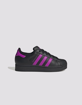 Hypoallergenic kids' stuff Adidas Originals Superstar II "Black/Flash Pink" Grade School Girls'