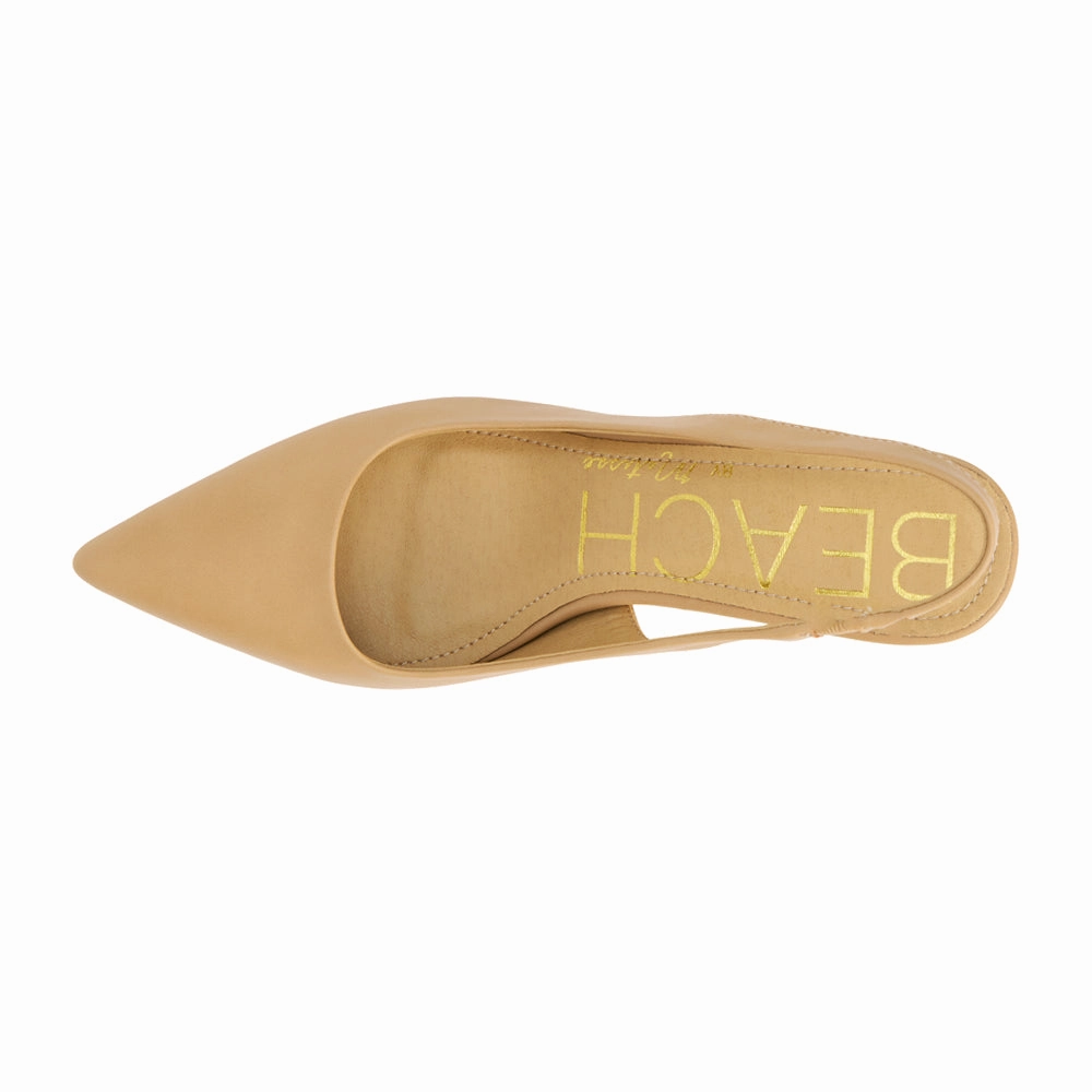 Grazia Pointed Toe Slingback Pumps All Day Comfort Padding