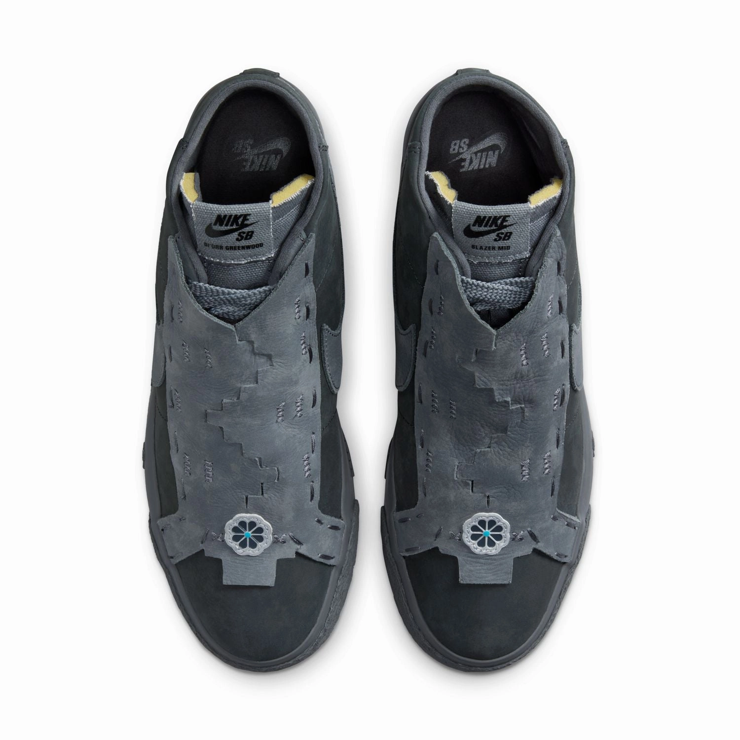 Office Wear Elevated Sole   Di??orr Greenwood Zoom Blazer Mid QS 'Dark Smoke Grey'