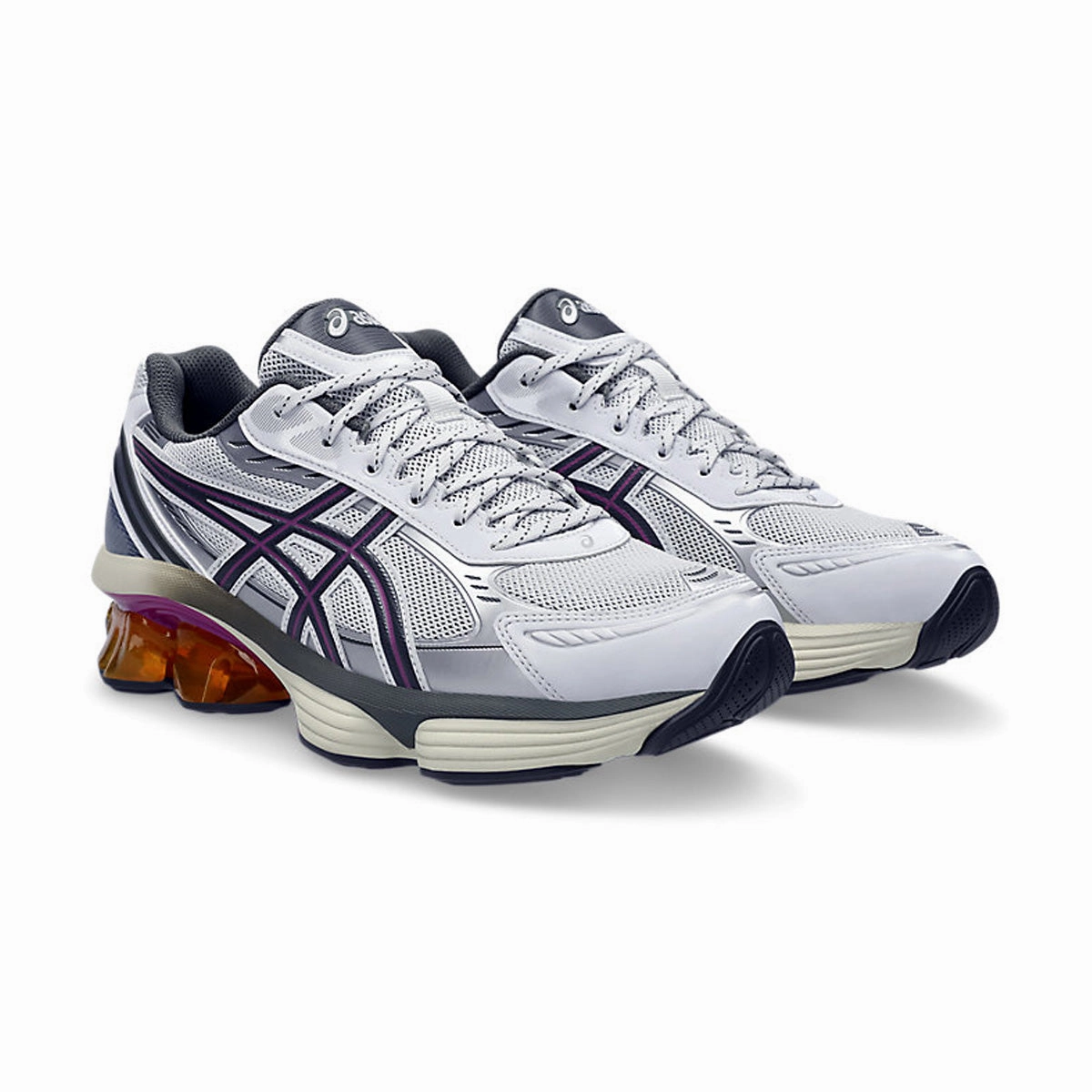 GEL-Kinetic Fluent 'White Truffle Grey' Customizable Lacing System