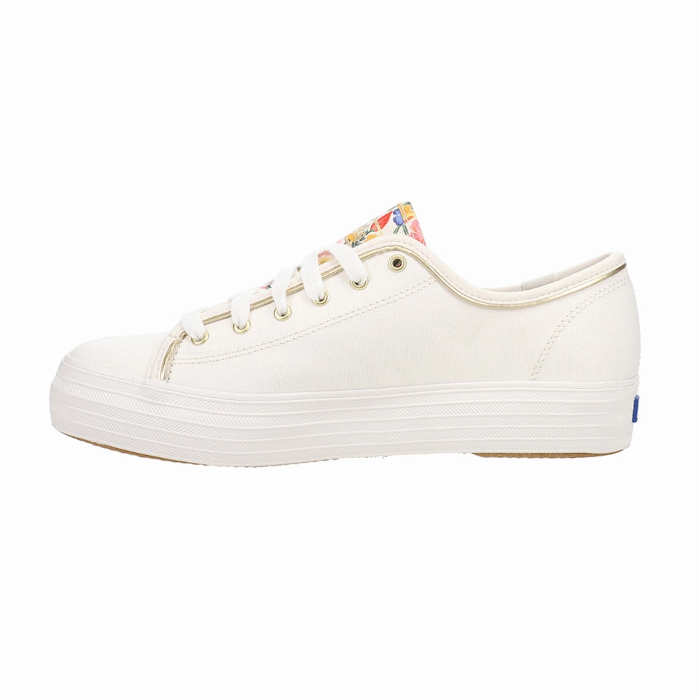 Torsional Rigidity Ultra-soft piece Triple Kick x Rifle Paper Co Piping Lace Up Sneakers