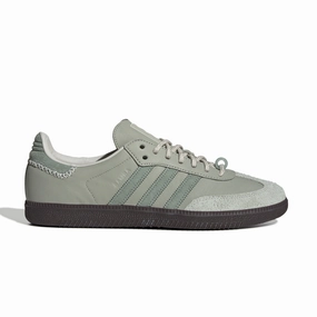 trendy user Slip Resistant Outsole   Maha Samba OG 'Silver Green'
