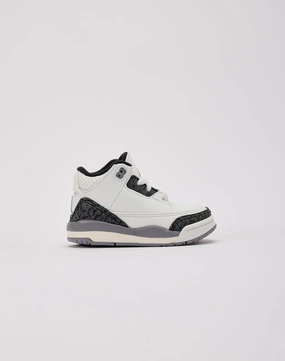 Washable Construction Formal kids' outfits Jordan Air Jordan 3 Retro 'Cement Grey' Toddler