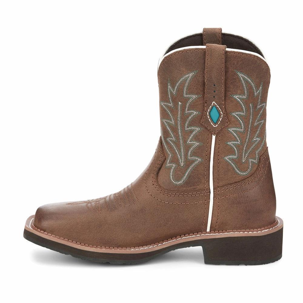 Ema 8 Inch Square Toe Cowboy Boots stability - provision - level